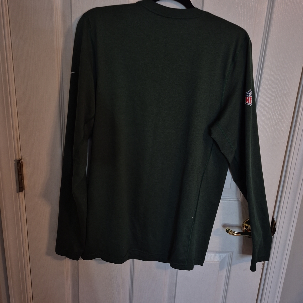 New York Jets Nike NFL On Field Apparel Dri-Fit Long Sleeve Shirt - Picture 2 of 5